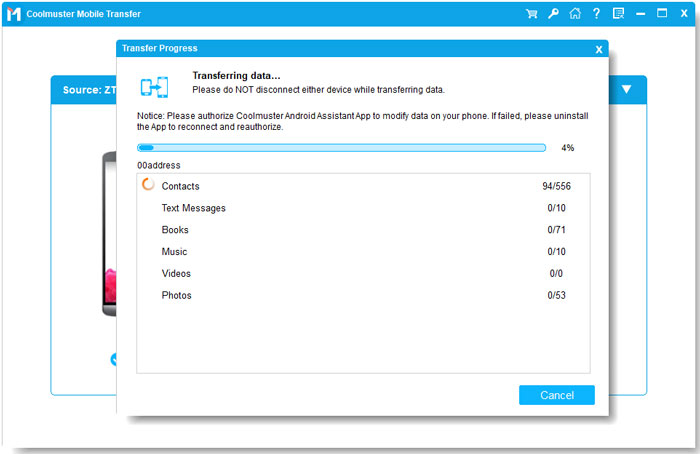 transfer data from iphone to android