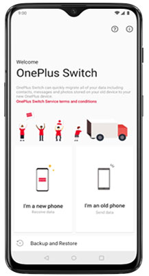 oneplus transfer via oneplus switch app