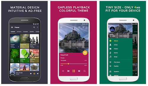best music manager for android - pulsar music player