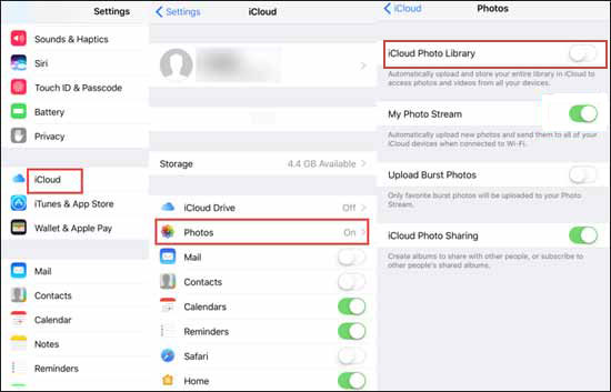 transfer photos from pc to ipad via icloud