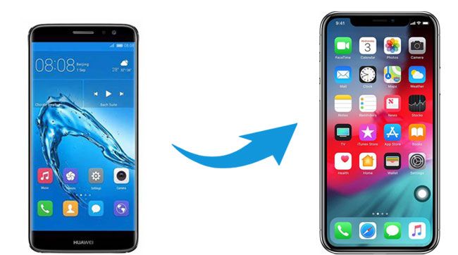 transfer from huawei to iphone