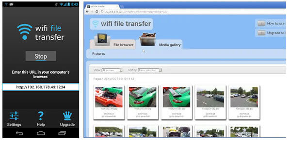 sync android to pc via wifi transfer app