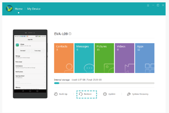 huawei data recovery via hisuite