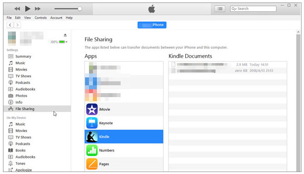 copy files from ipad via itunes