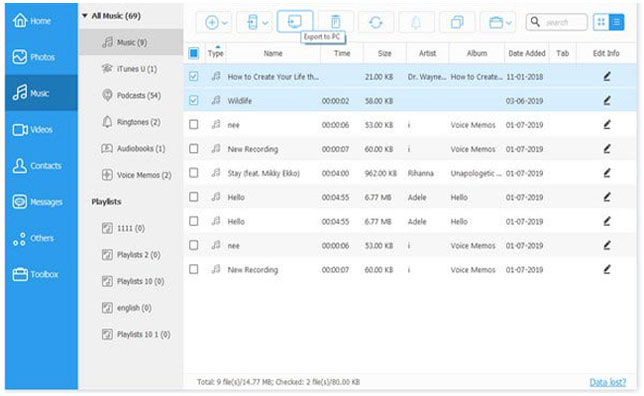 how to transfer music from computer to ipod via ios data transfer