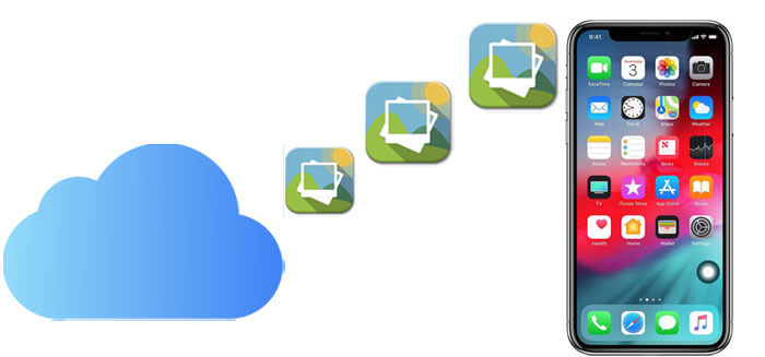 how to download photos from icloud to iphone