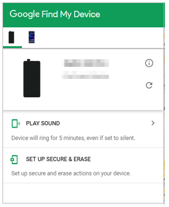 use find my device to erase your phone if you locked out of android phone