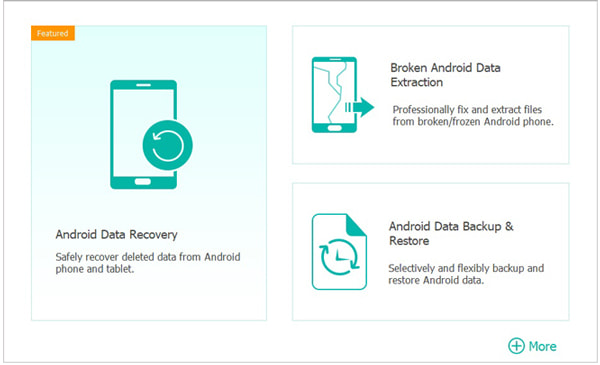 android data recovery interface