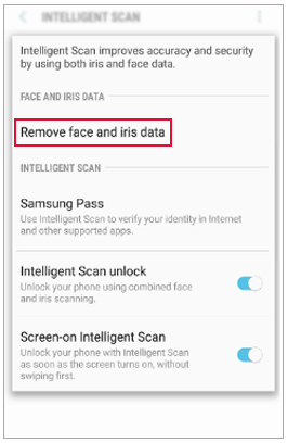 how to disable intelligent lock screen on samsung