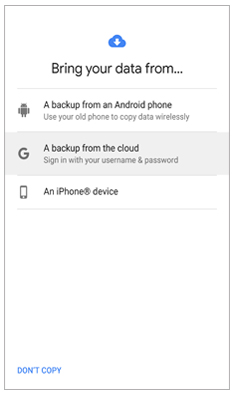 transfer data from old tablet to new tablet using google backup