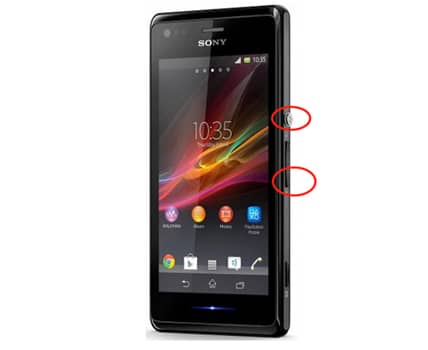 how to reset android phone when locked - sony