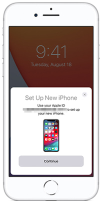 how to back up iphone with broken screen to a new iphone via quick start