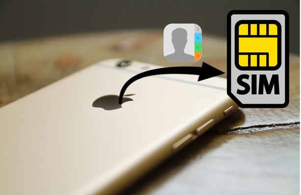 how to copy contacts from iphone to sim