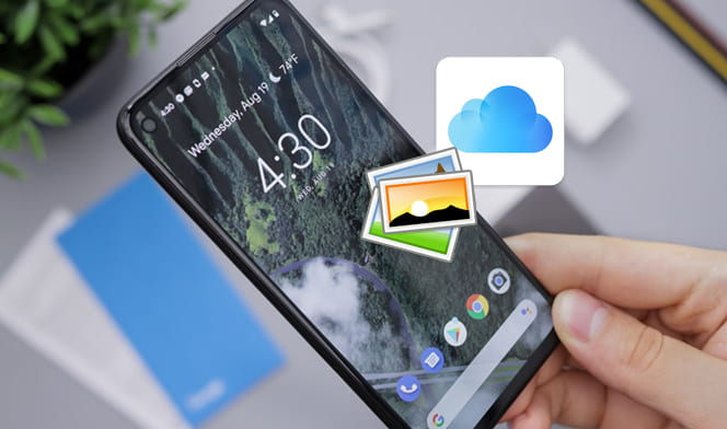 how to access icloud photos on android