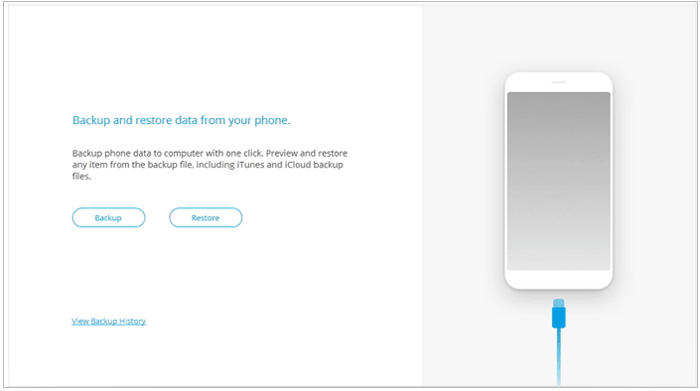 launch phone backup for android
