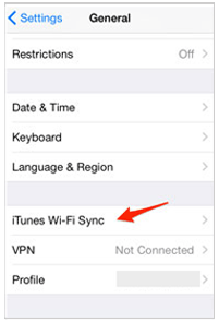 how to backup iphone on windows with itunes sync via wifi