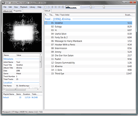 foobar2000 itunes music manager alternative