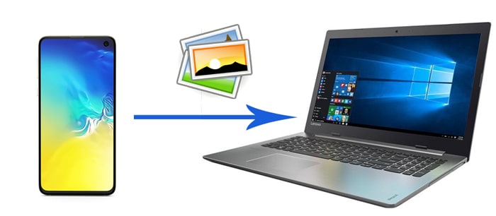 how to transfer photos from android to pc windows 10