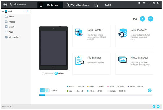 iphone transfer software - syncios