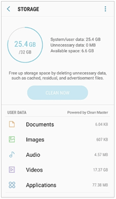 clear cache to free up space on samsung tablet