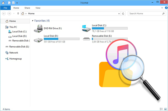 how to change itunes backup location network drive