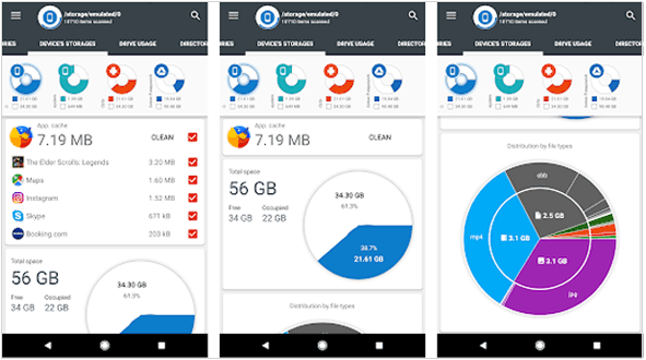 android storage manager - dsk & storage analyzer