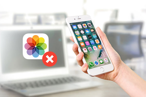 how to delete photos from iphone from computer