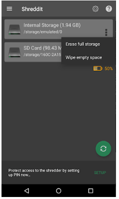 android data eraser software - shreddit