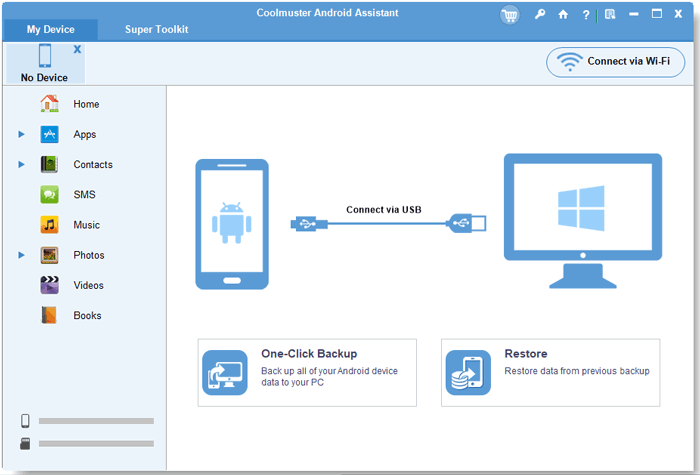 connect android to computer