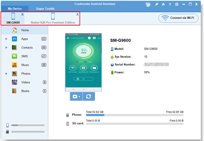 manage multiple android devices