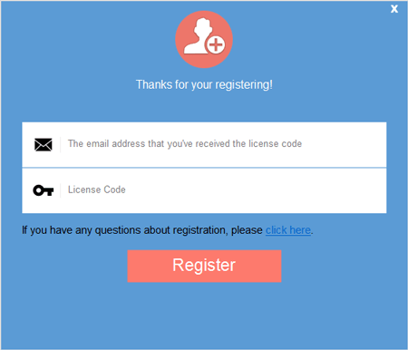 enter coolmuster registration code
