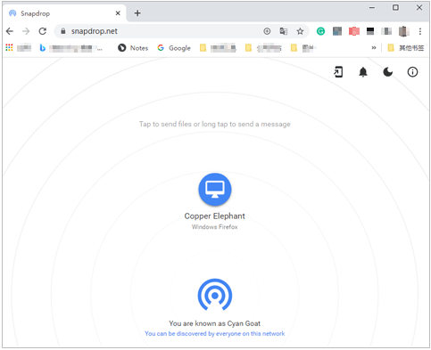 snapdrop - airdrop replacement