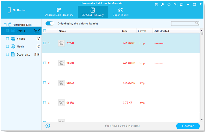 recover deleted dcim files from sd card