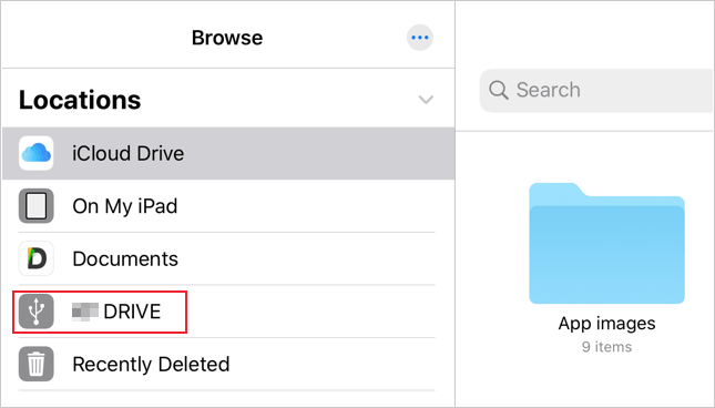 how to transfer files from usb to ipad