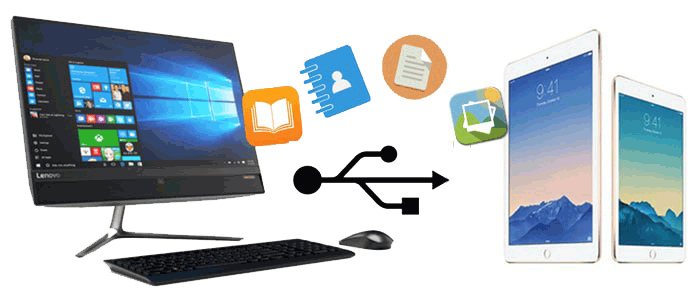 how to transfer files from pc to ipad using usb