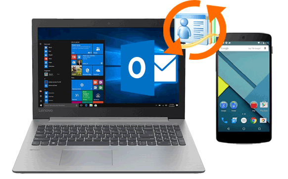 outlook contacts to android