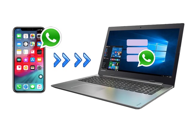 backup whatsapp iphone to pc