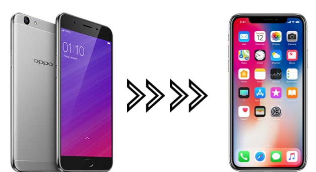 transfer data from oppo to iphone