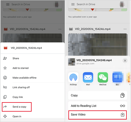 transfer files from android to ipad via google drive