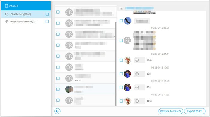 restore wechat messages to iphone