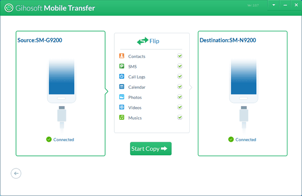 how to use gihosoft mobile phone transfer