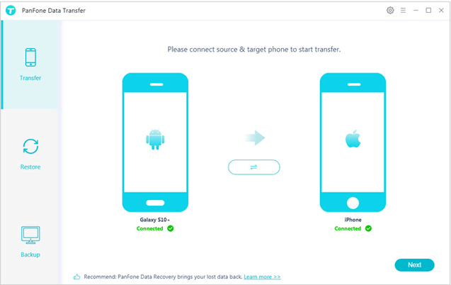 phone transfer software - panfone