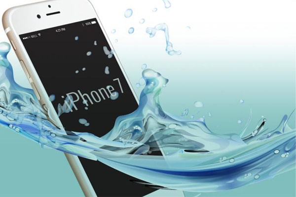 dropped iphone in water