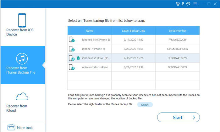 restore formatted files from iphone via itunes backup