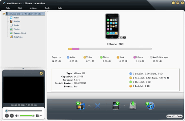 iphone transfer software - mediavatar