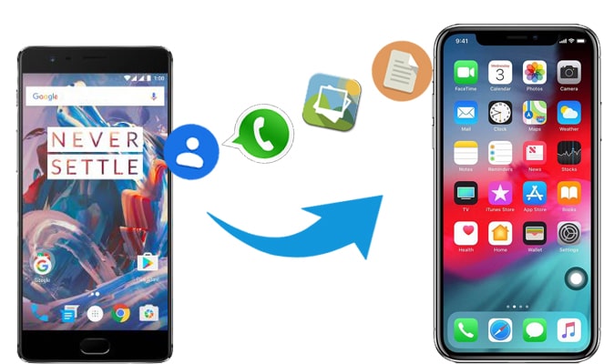 how to transfer data from oneplus to iphone