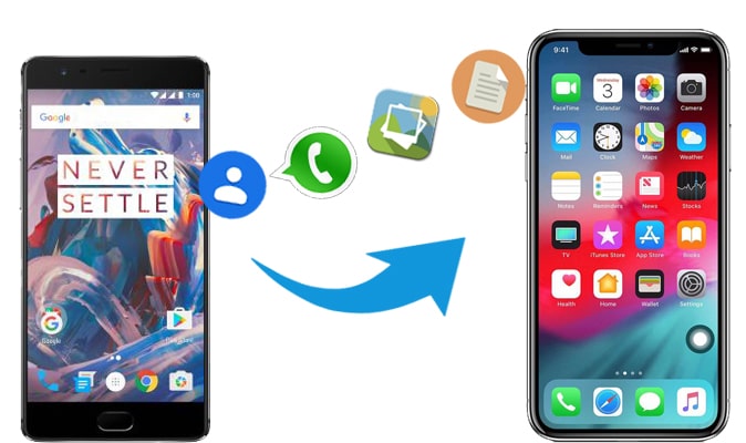 transfer data from oneplus to iphone