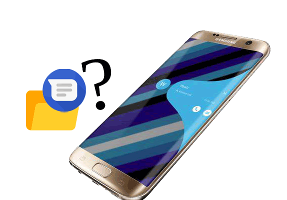 where are texts stored on android