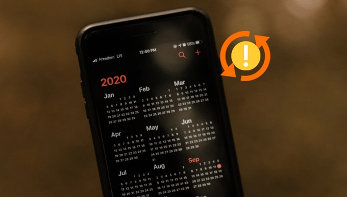 iphone calendar not syncing
