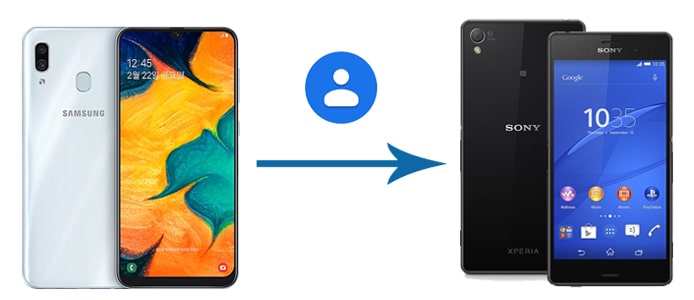 transfer contacts from samsung to sony xperia